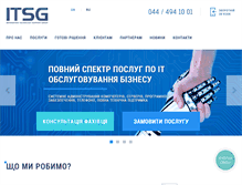Tablet Screenshot of itsg.com.ua